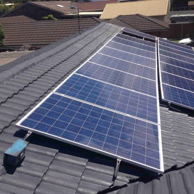 Roof With Solar Panels— roof restoration newcastle