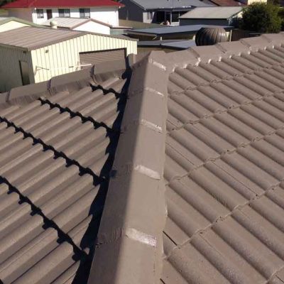 Brown Coated Roof— Roofing Newcastle, NSW