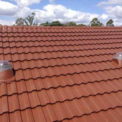 Brown Coated Roof— Roofing Services, NSW